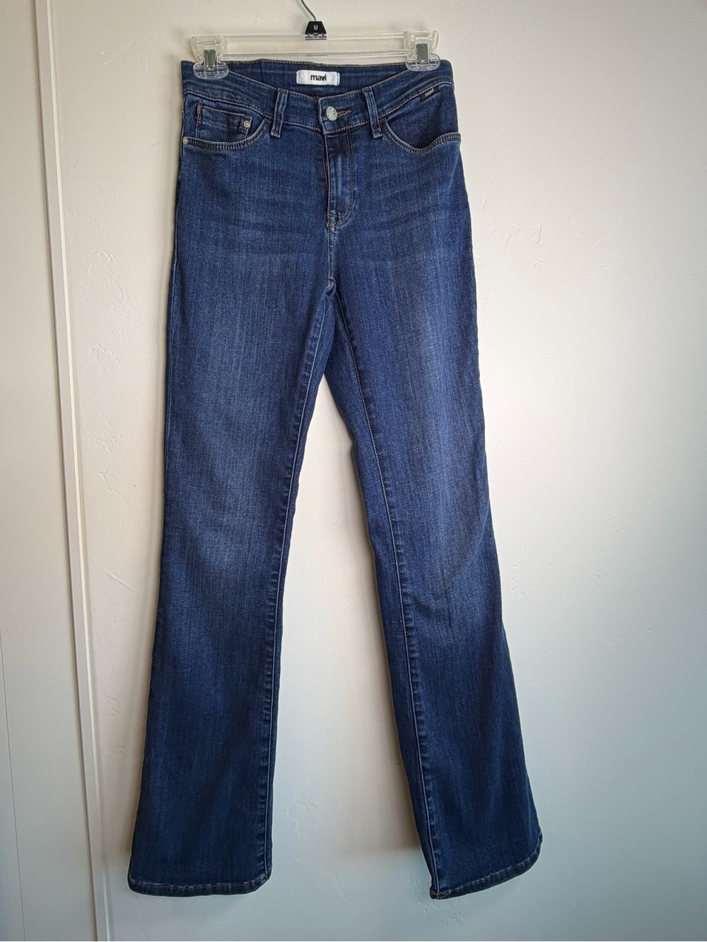 Mavi Molly Mid Rise Classic Bootcut Jeans Medium Wash Stretch Denim Women’s 27